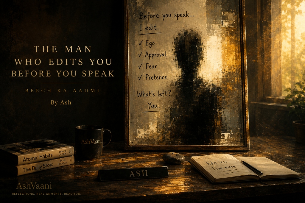 The Man Who Edits You Before You Speak
